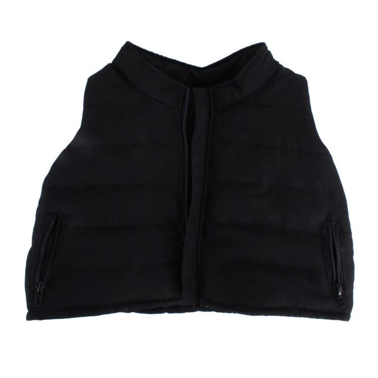 Black Puffy Vest (20" Squadt) by Ferg