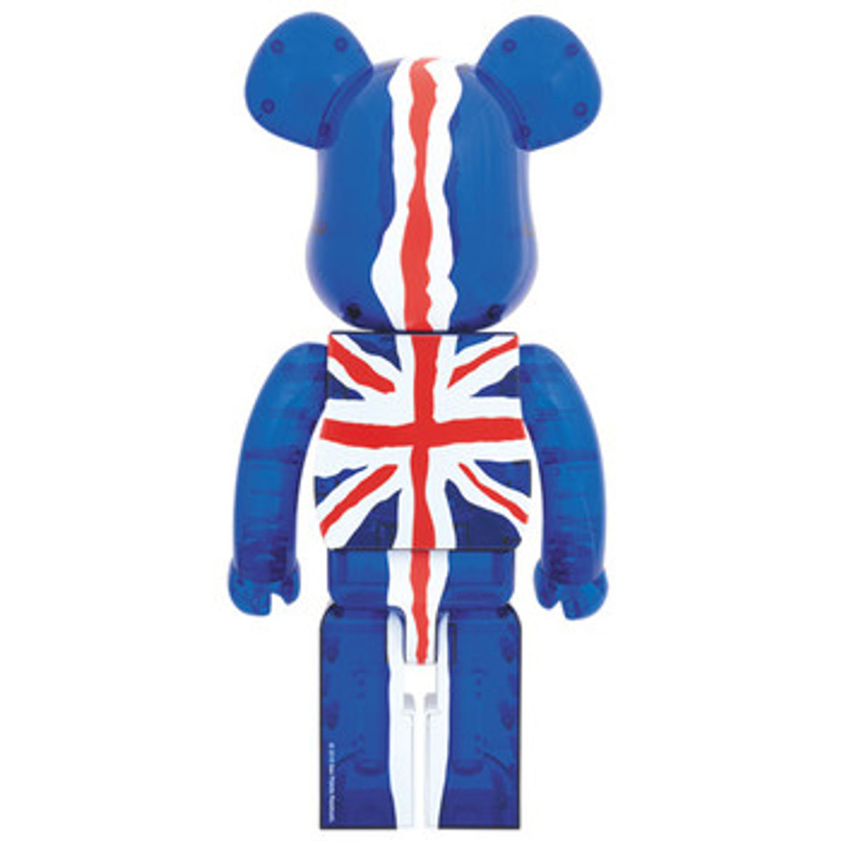 1000% God Save The Queen Clear Bearbrick