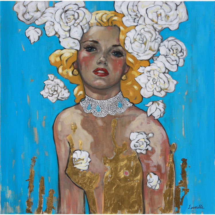 Wet Gardenia by R. Leveille