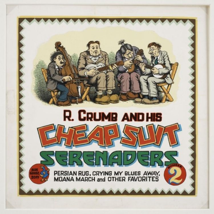 Untitled (cover art for R. Crumb and His Cheap Suit Serenaders by Robert Crumb