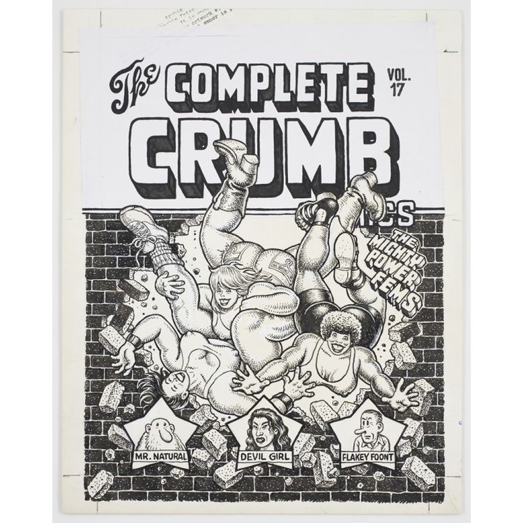 The Complete Crumb Comics vol. 17: The Mighty Power Fens by Robert Crumb