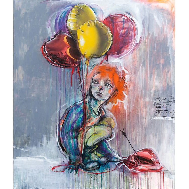 Birth of Pennywise by Herakut