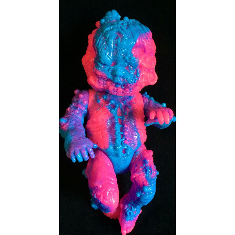 AUTOPSY ZOMBIE STABLE BABY - NEON PUKE - PINK/BLUE by Miscreation Toys (Jeremi Rimel)