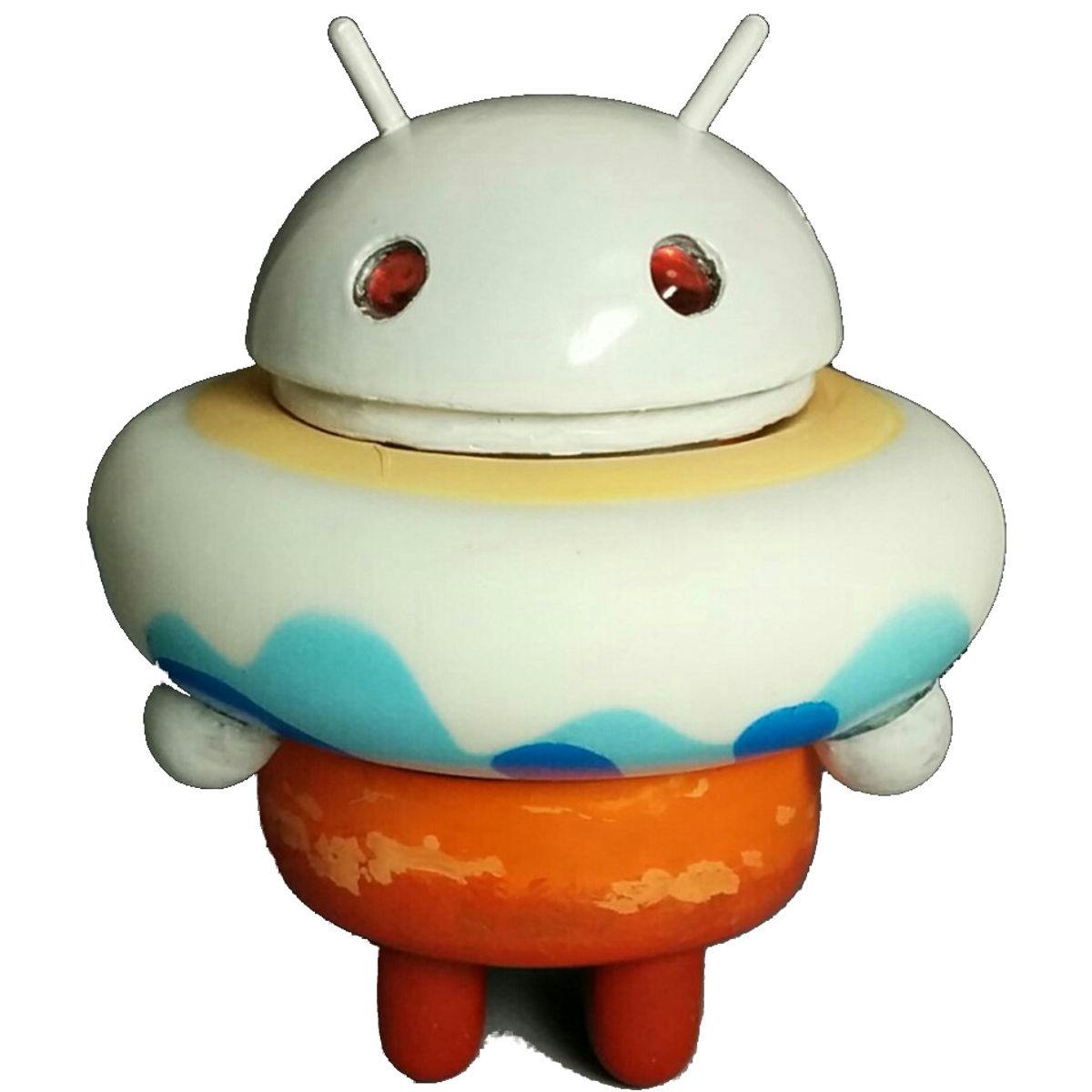 UFO : burning orange in sunset