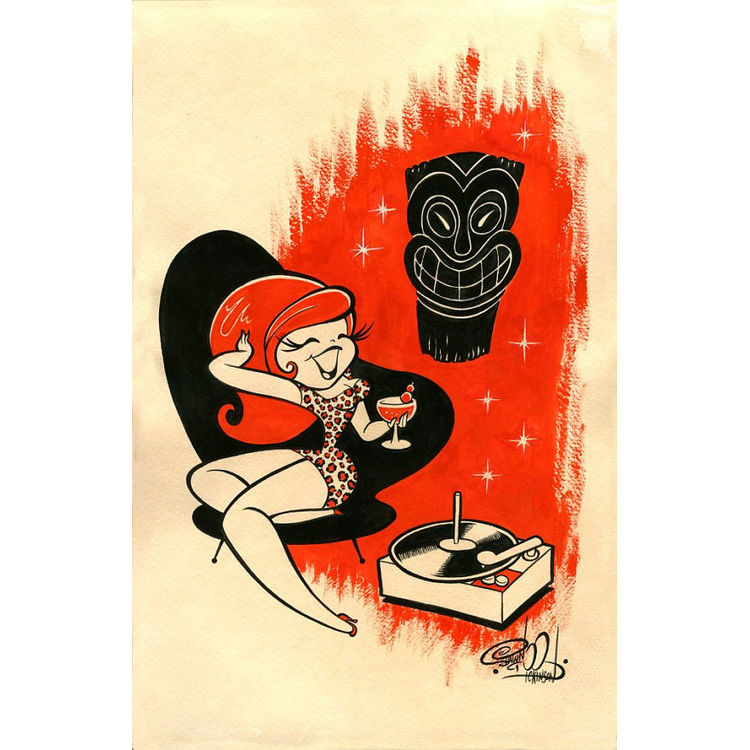 Orange Lounge by Shawn Dickinson