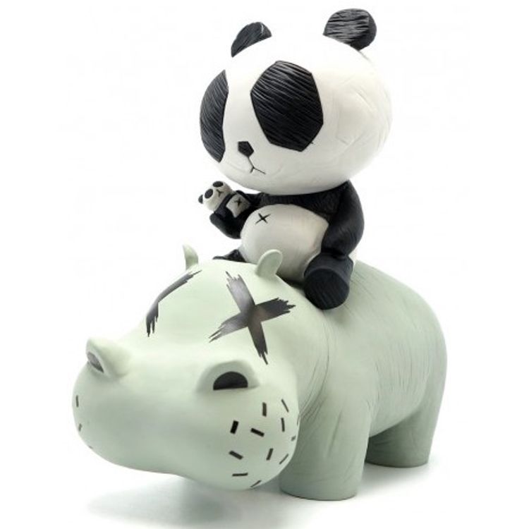 Cacooca Panda - Gray Hippo by Cacooca