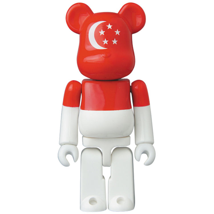 Be@rbrick Flag - Singapore by Medicom