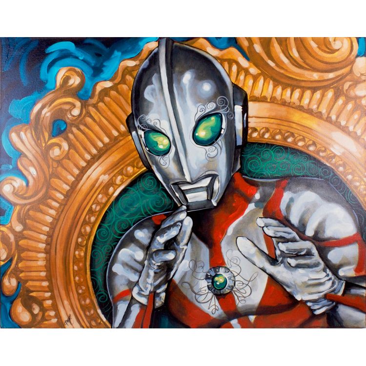 Pop Bot Homage by Mike Bell