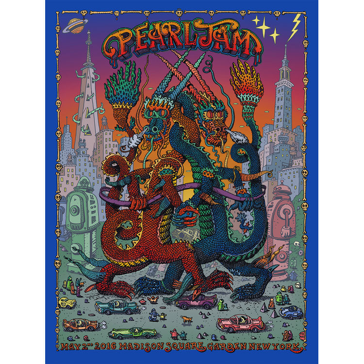 Pearl Jam – New York, NY 2016 by David Welker