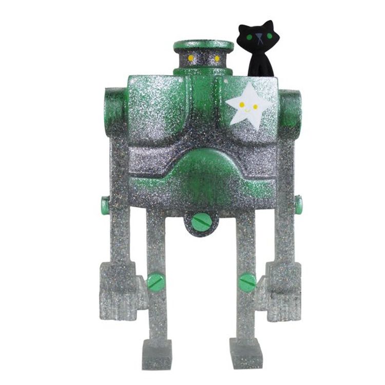 Bramble and Kitty - Black Star Cat by Amanda Visell