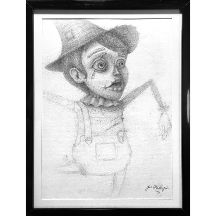 Scarecrow Study by Jim McKenzie
