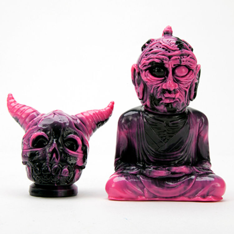 ALAVAKA - Neon Pink and Black Marbled by Devilboy (Toby Dutkiewicz)