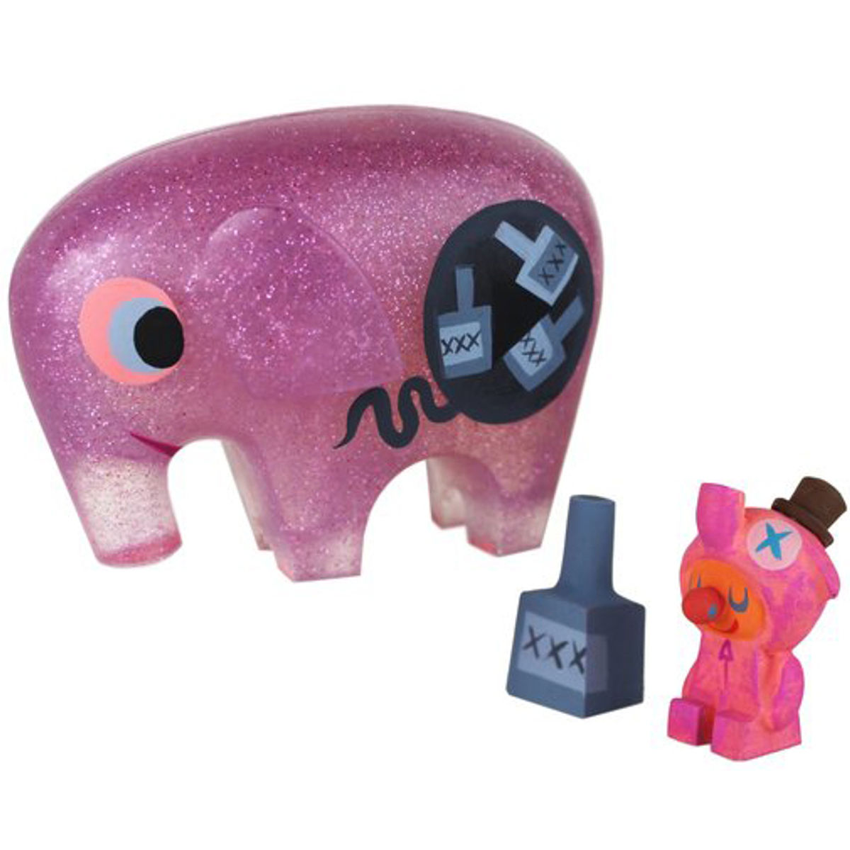 Pink Elephant and Drunky