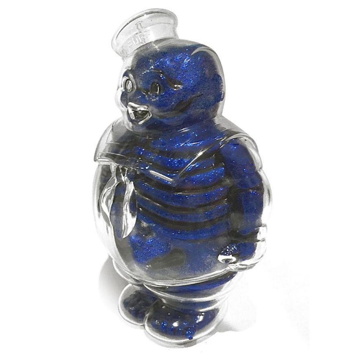 Marshmallow Man X-Ray - Blue Glitter