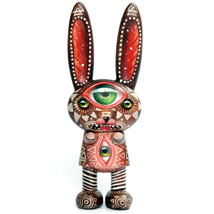Bedtime Kachina Bunnie by Peca
