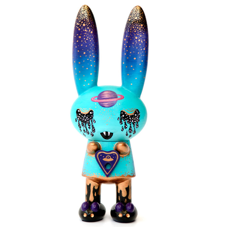 Space Message Bunny by Ally Burke