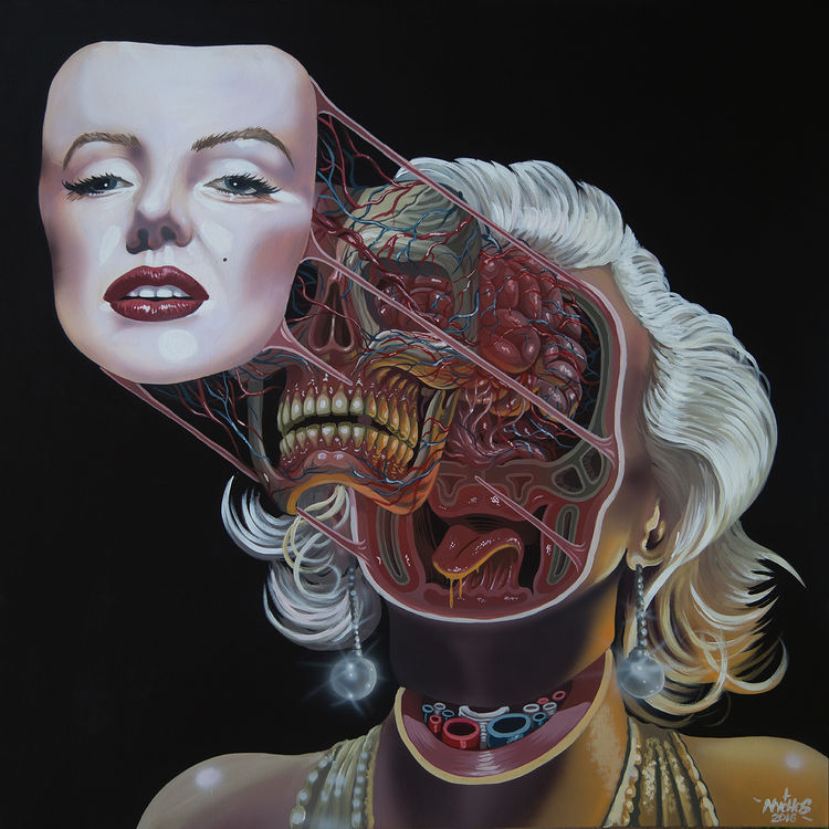 Dissection of Marilyn by Nychos