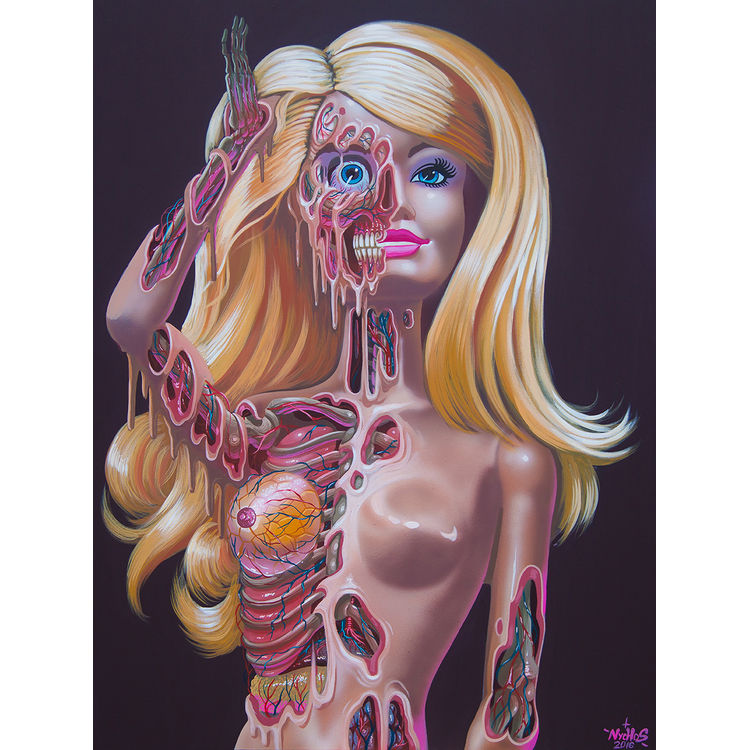 Barbie Meltdown by Nychos