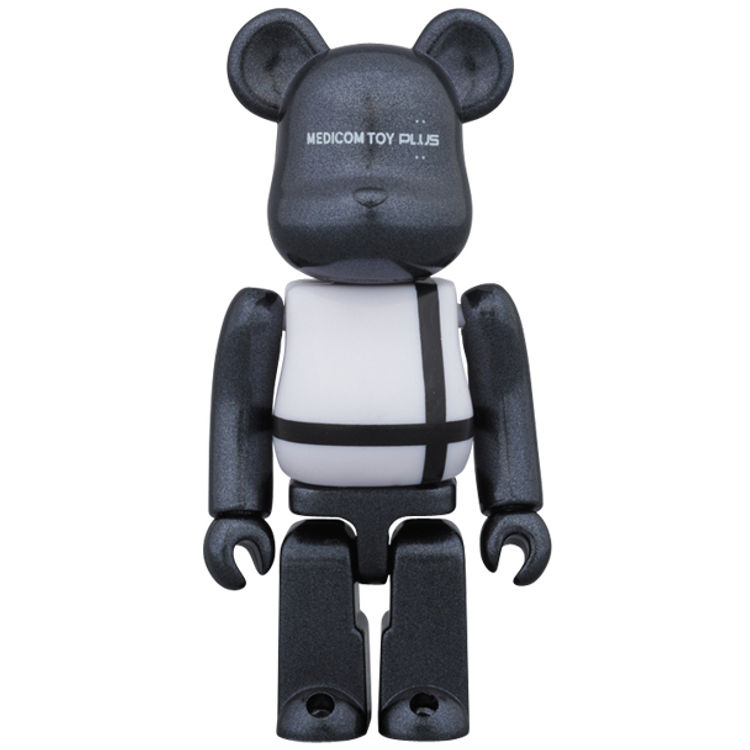 Be@rbrick Medicom Toy Plus - Black 100% by Medicom