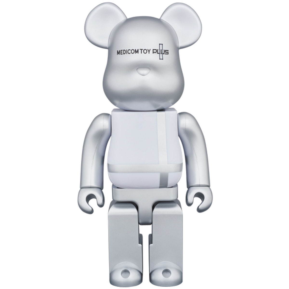 Be@rbrick Medicom Toy Plus - Silver 400%