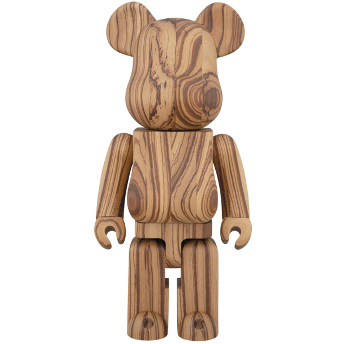 400% Zebrawood Karimoku Be@rbrick