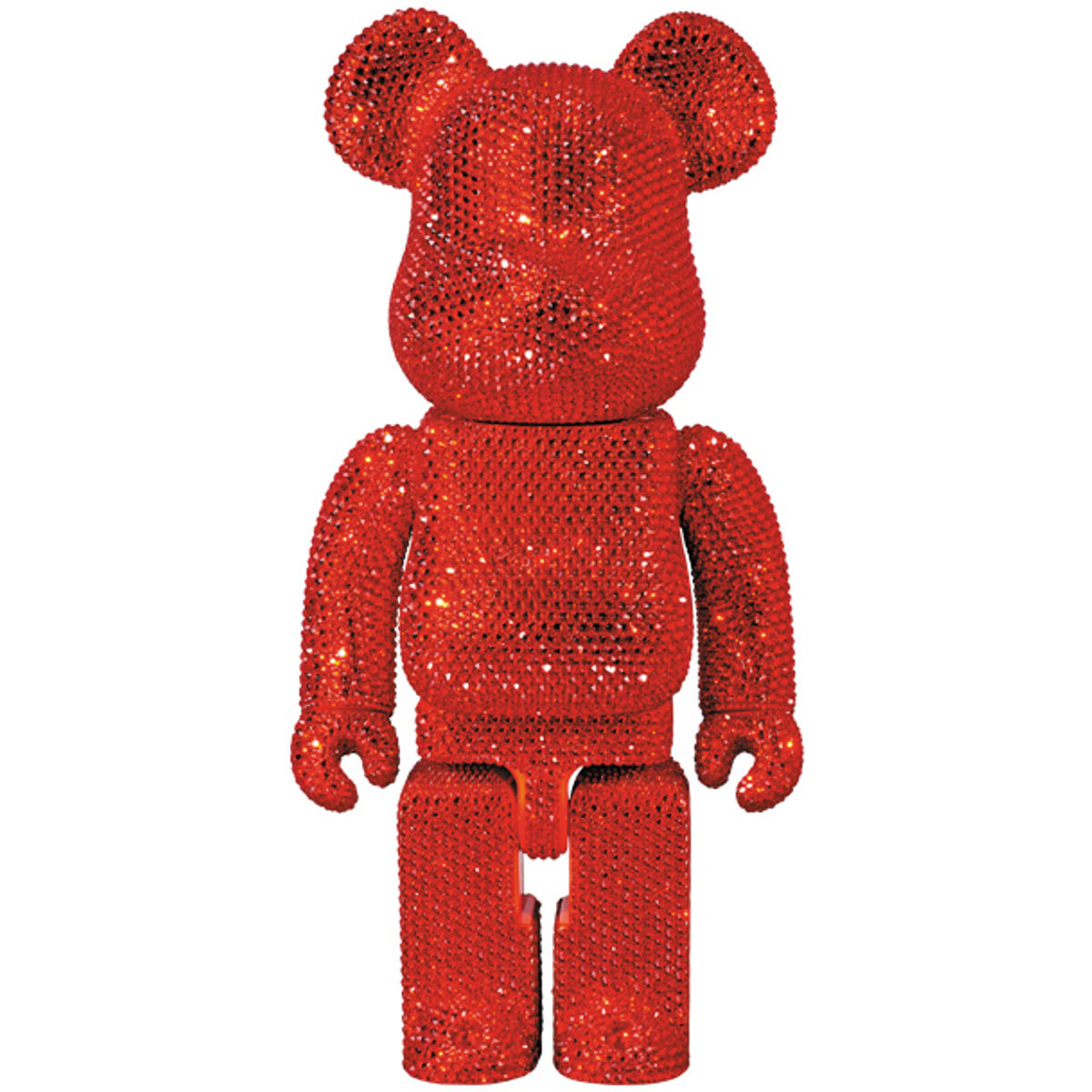 Be@rbrick PLUS Crystal - Red 400%