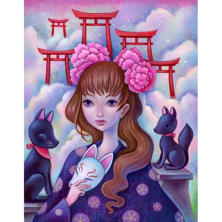 Kitsune Shrine by Jeremiah Ketner