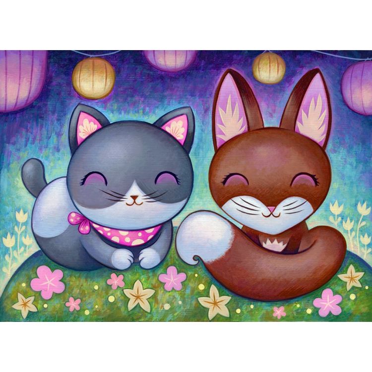 Kitty and Fox by Jeremiah Ketner