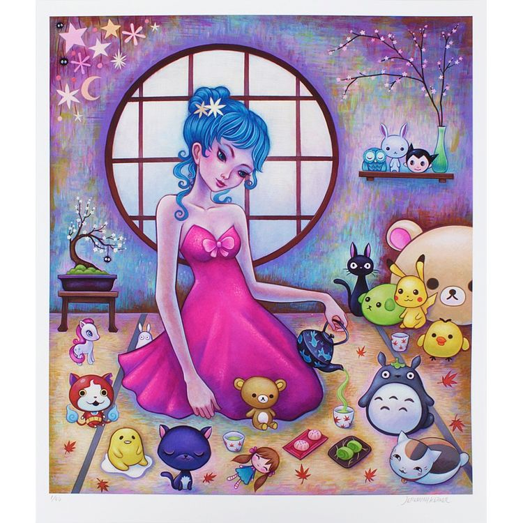 Tea With Friends (Print) by Jeremiah Ketner