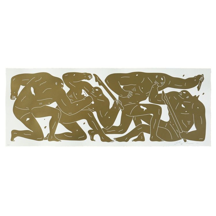 The Return (Gold) by Cleon Peterson