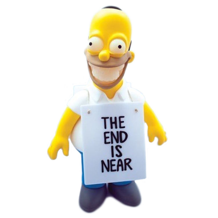 Homer Grin - The End is Near by Ron English