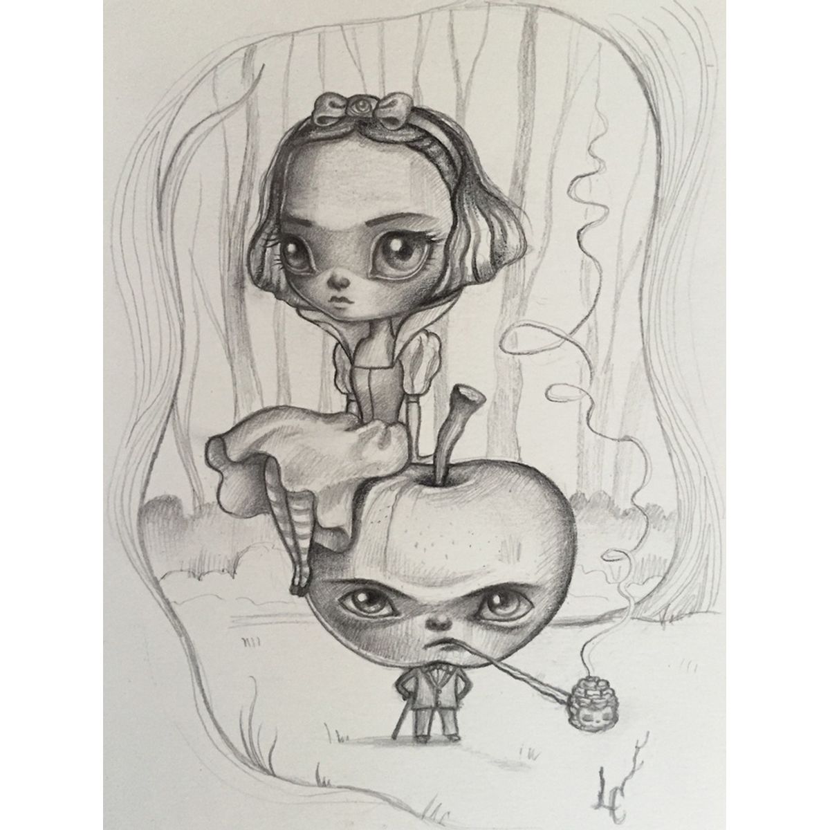 The Big Apple Illustration