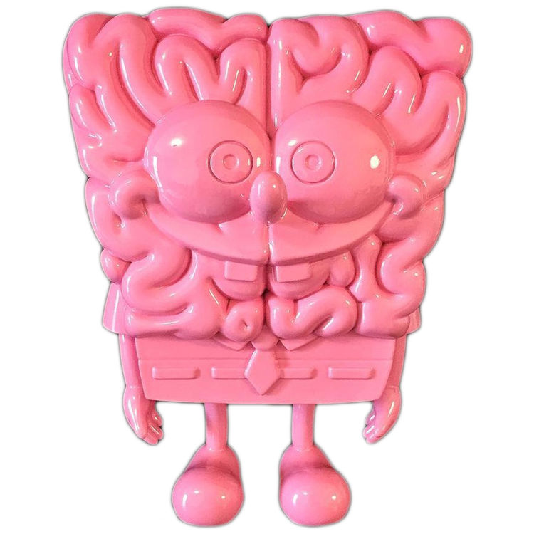Classic Pink Sponge Brain by Emilio Garcia
