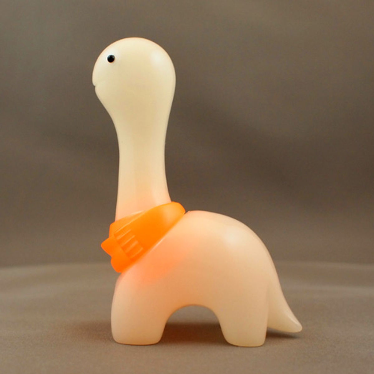 Wool - glow in the dark + orange muffler