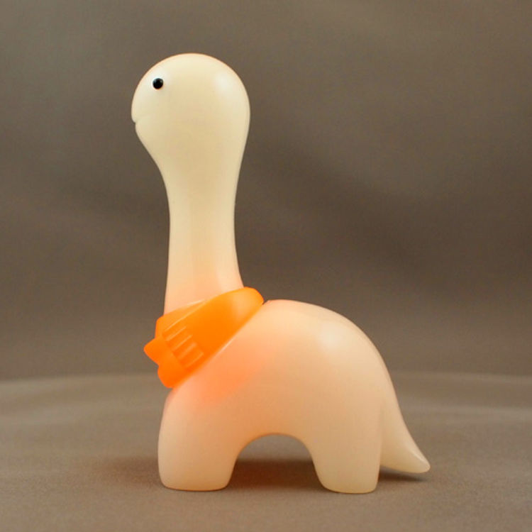 Wool - glow in the dark + orange muffler by Chima Group