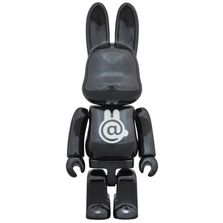 100% R@bbrick Chrome Black by Medicom