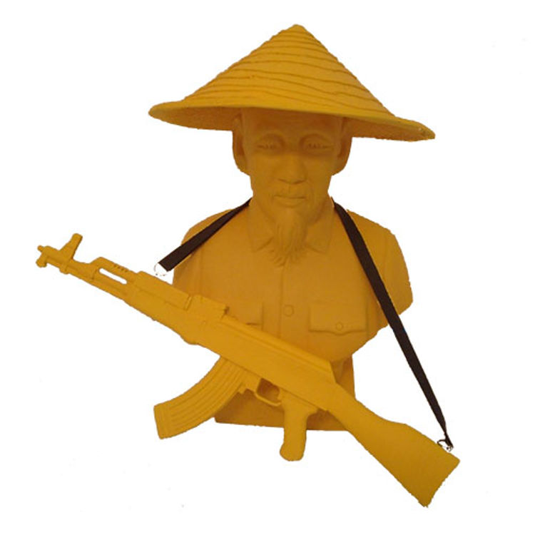 Ho Chi Minh - Yellow by Frank Kozik