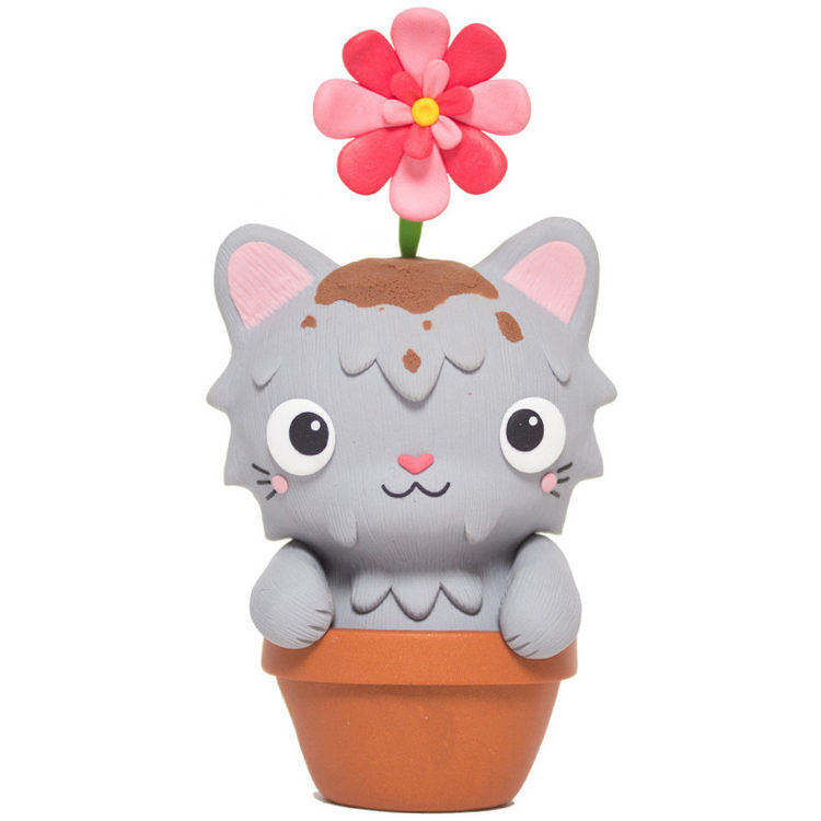 Flower Pot Feline by The Bots (Jenn and Tony Bot)