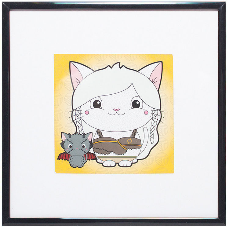 Kumo Kitty Print 3 by The Bots (Jenn and Tony Bot)