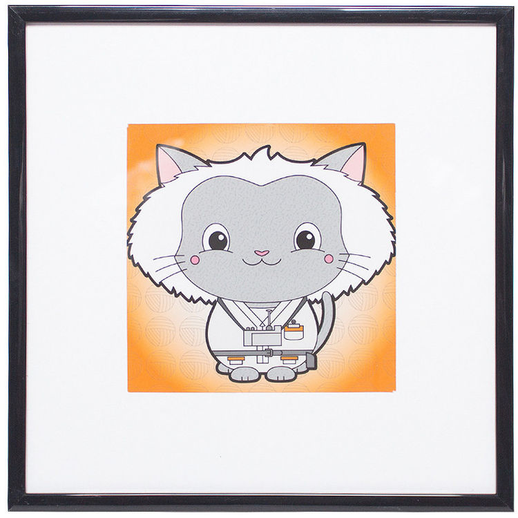 Kumo Kitty Print 5 by The Bots (Jenn and Tony Bot)