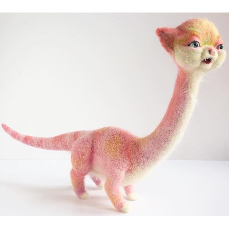 Dinokitty by Mab Graves