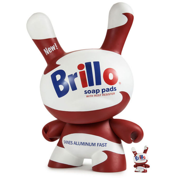 20" White Brillo Dunny by Andy Warhol