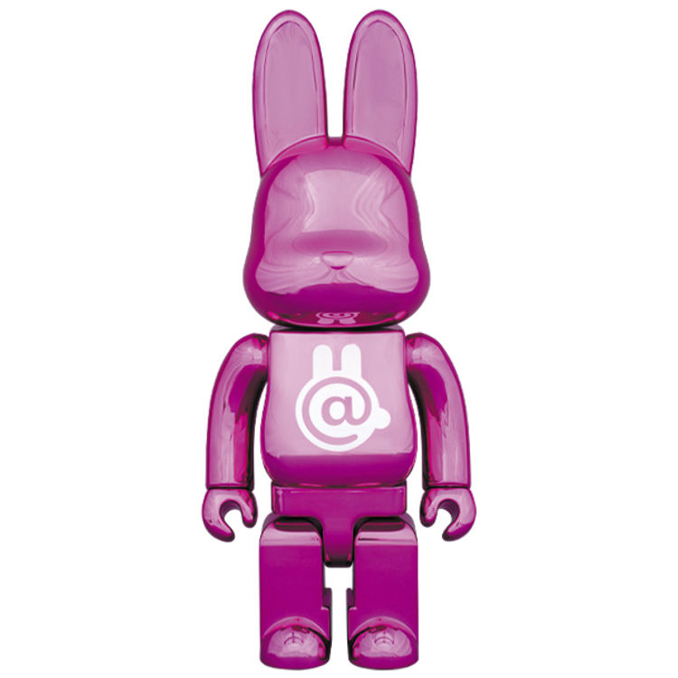 400% R@bbrick Chrome Pink by Medicom
