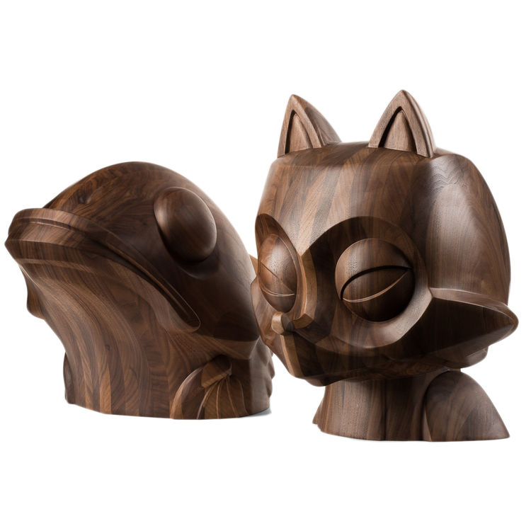 Raccoon and Fish by Coarse