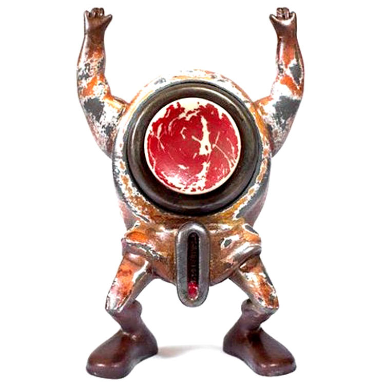Damaged Panic Button by Emilio Subirá