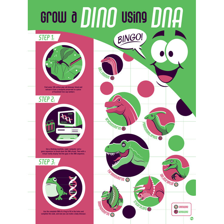 Dino DNA (Variant) by Dave Perillo