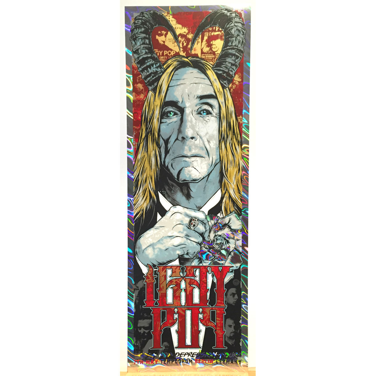 Iggy Pop – Berlin 2016 (Holographic Foil Variant)