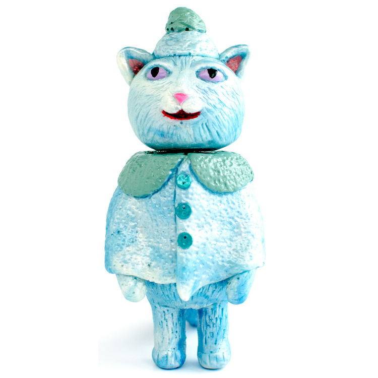 Poncho Cat - Blue Marble by Grumble Toy (Chris Bryan)