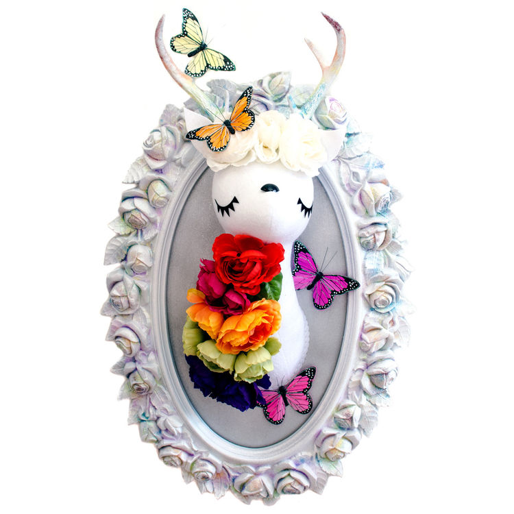 Rainbow Deer by Misfit Menagerie