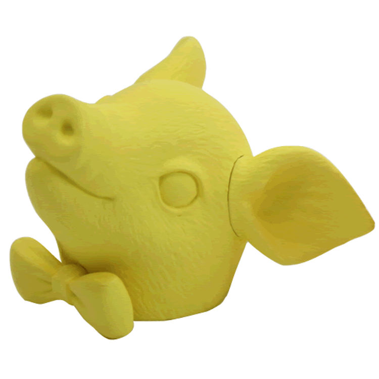 Qtie Animal - Pig Yellow by Qualia